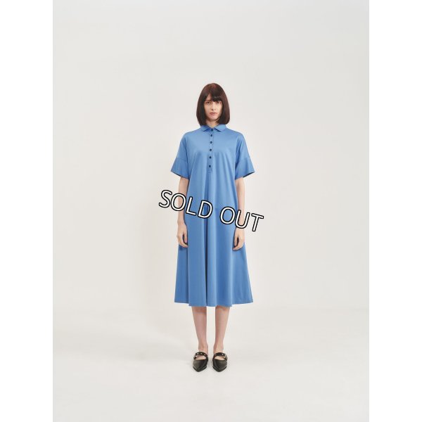 画像2: [PINETA]ワンピース ポロ衿ワンピース／袖口リターンタイプ (2)