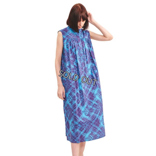 画像1: [PINETA]ワンピース 胸ギャザー入りノースリーブＯＰ (1)