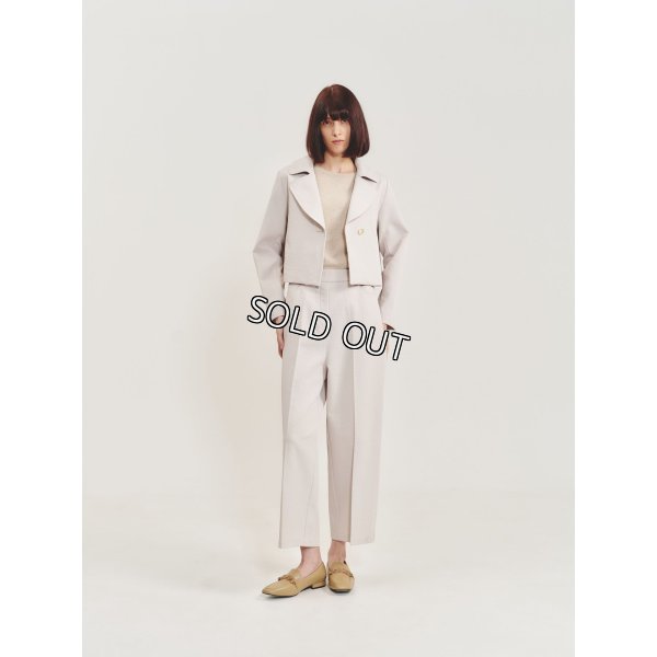 画像2: [PINETA]パンツ セミワイドセンタープレスパンツ (2)