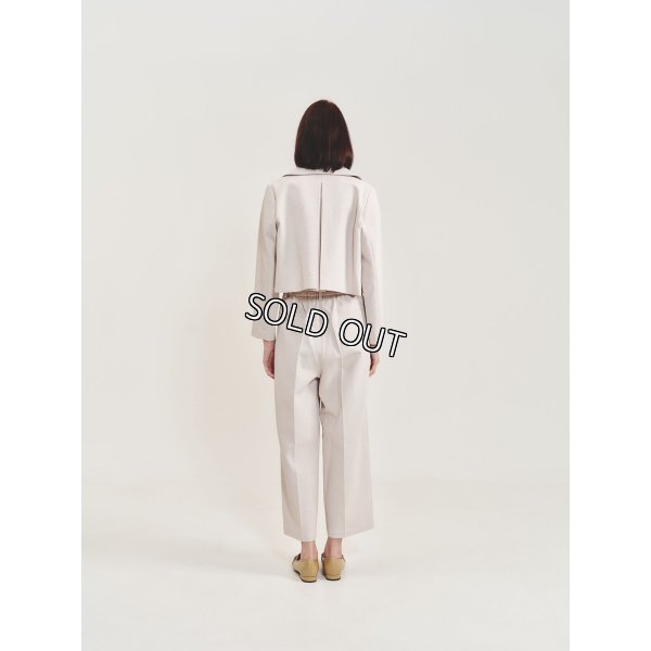 画像3: [PINETA]パンツ セミワイドセンタープレスパンツ (3)